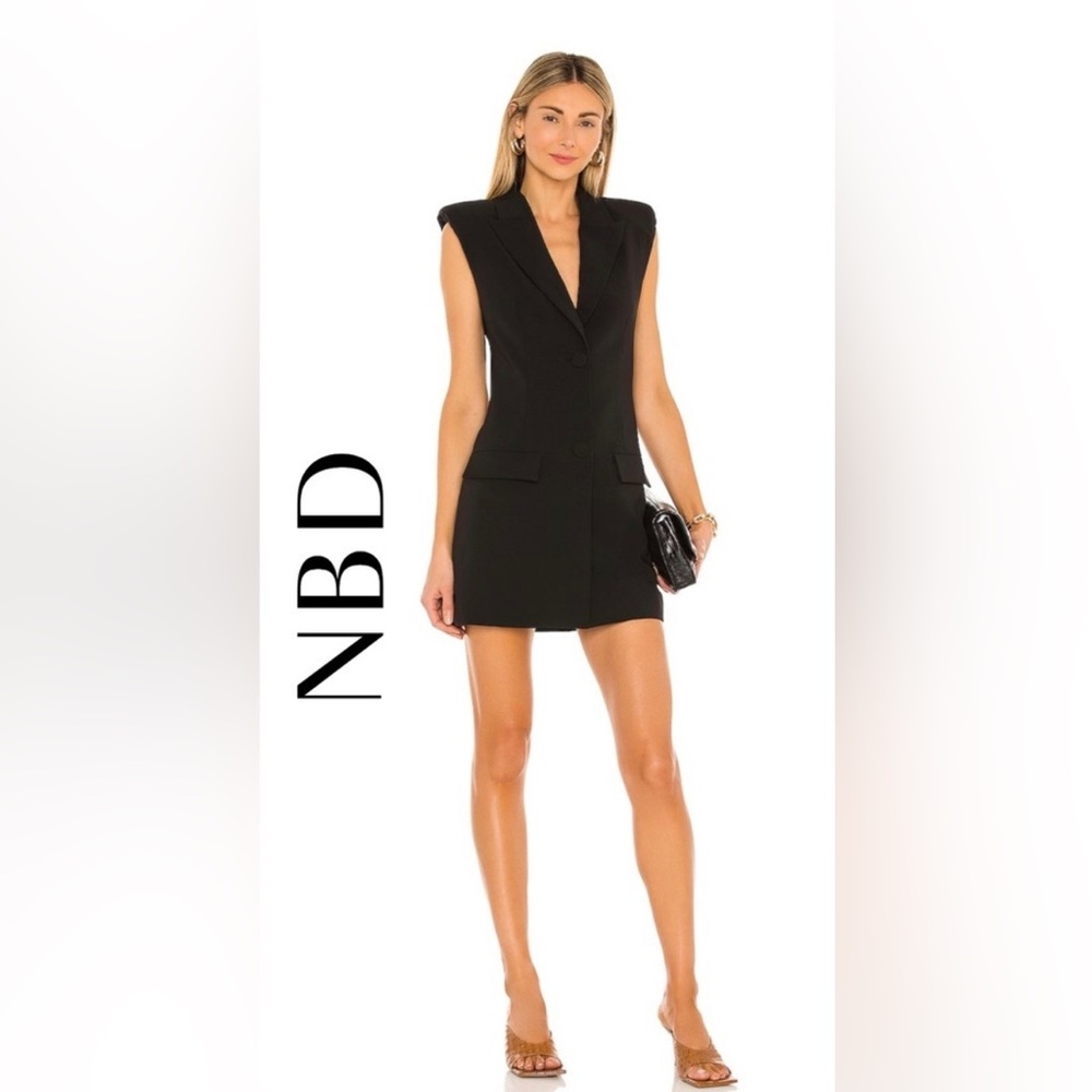 REVOLVE NBD Josefina Mini Dress in Black